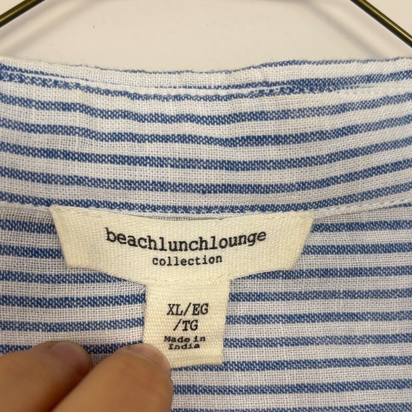 Beach Lunch Lounge Women's Top with tie front - Picture 2 of 6
